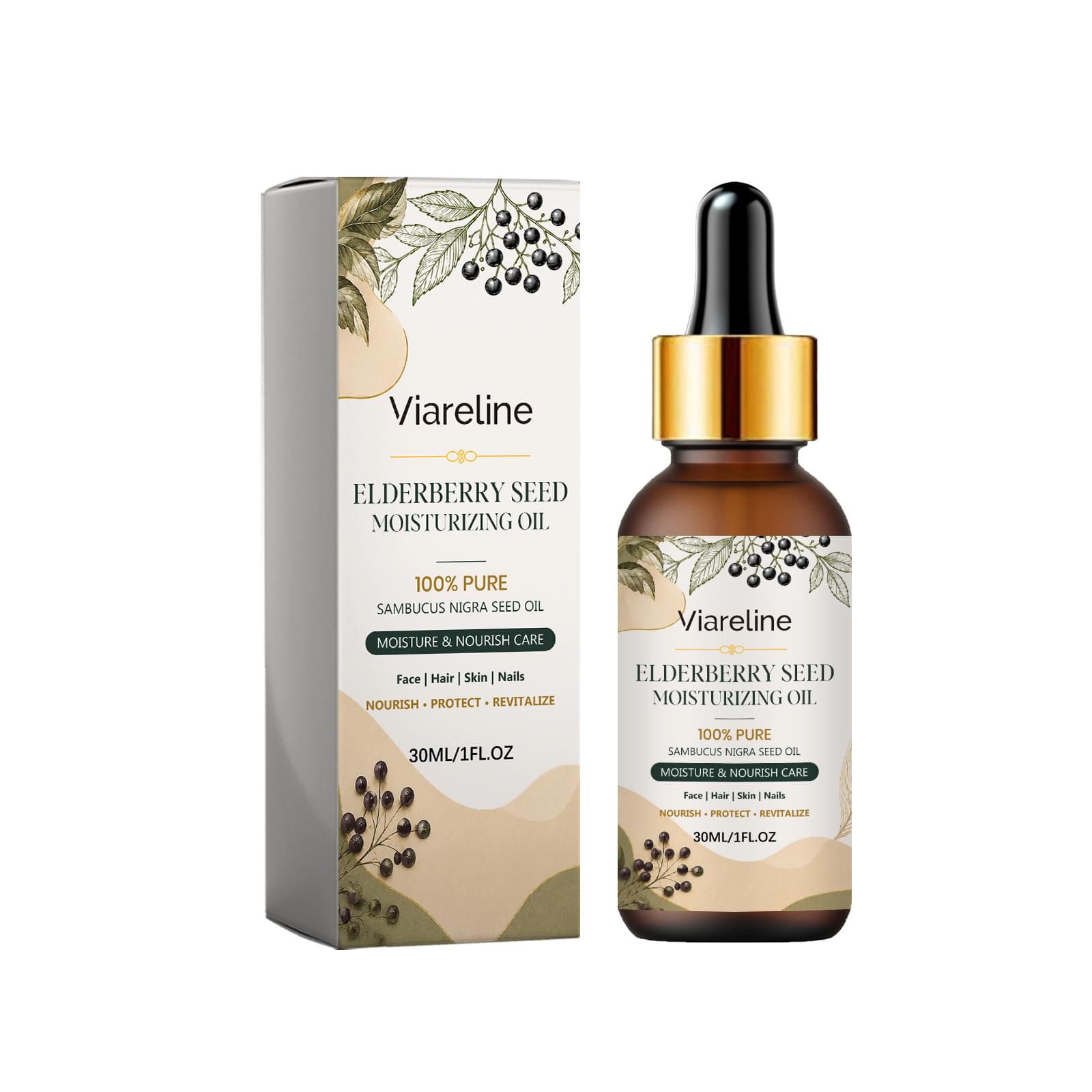 Elderberry Seed Moisturizing Oil.