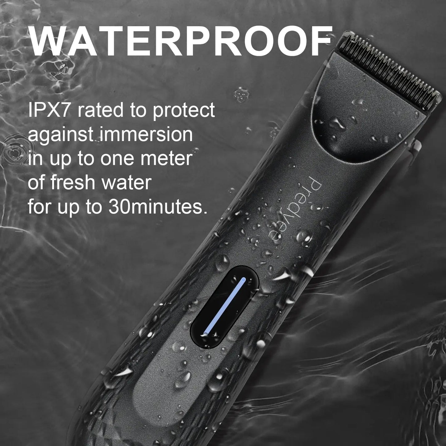 Electric Groin Hair Trimmer for Men,Body Groomer & Pubic Waterproof Hair Trimmer,Replaceable Ceramic Blade.