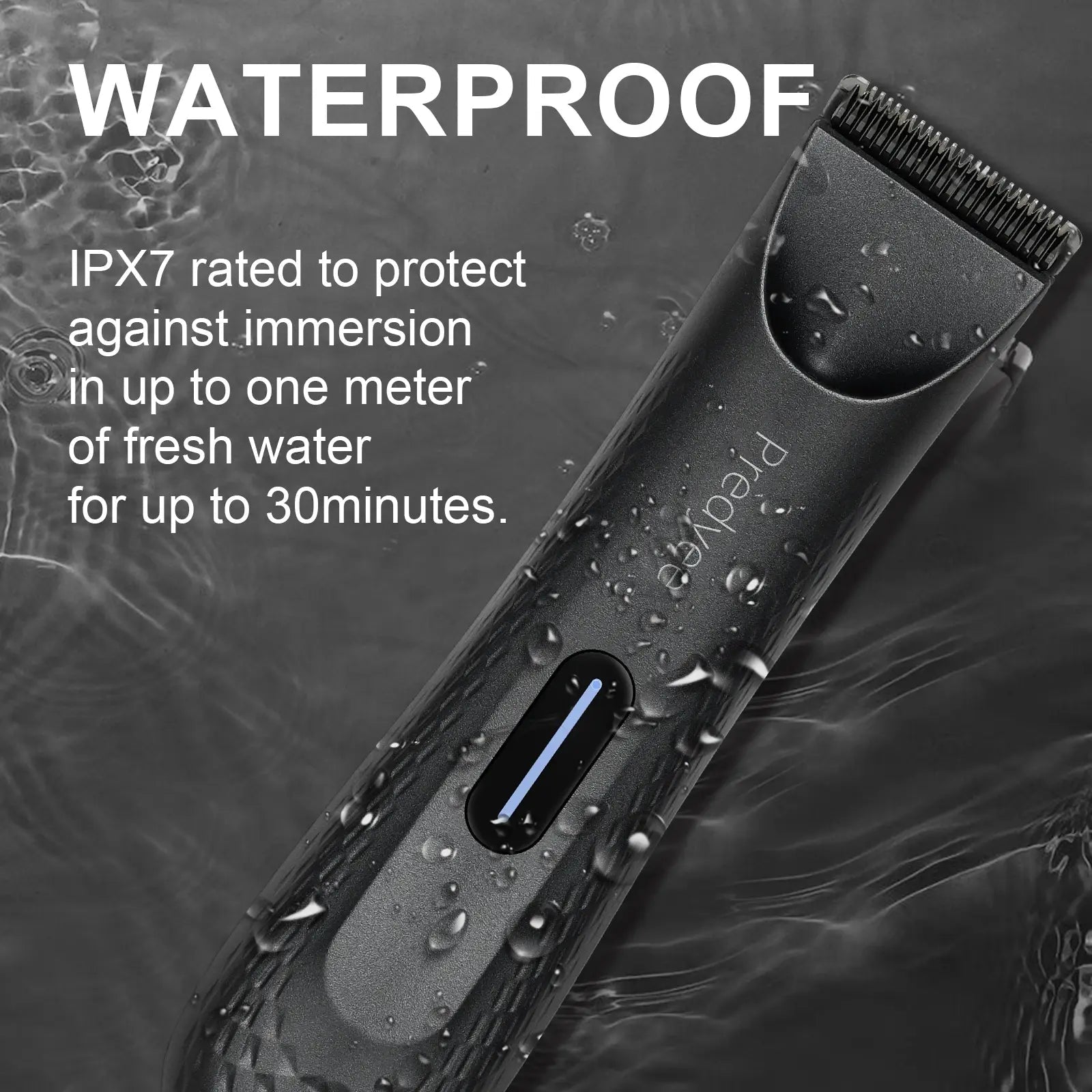 Electric Groin Hair Trimmer for Men,Body Groomer & Pubic Waterproof Hair Trimmer,Replaceable Ceramic Blade.