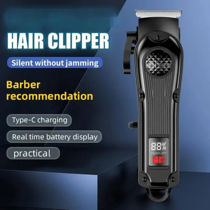 Electric Hair Clipper Bald Head Grooming Tool Self-Shaving Reasoning Barber Machine for Professional And Home Use.