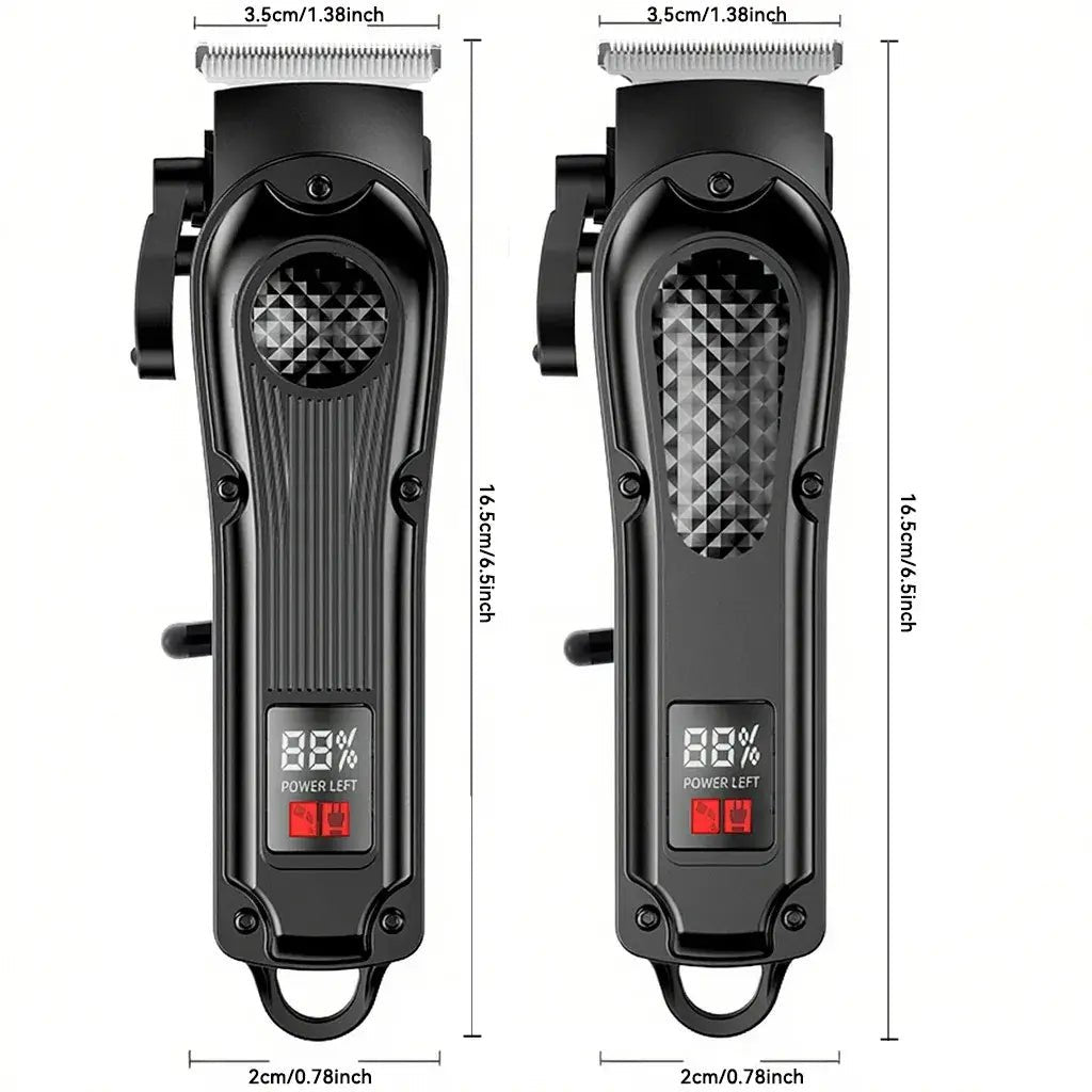 Electric Hair Clipper Bald Head Grooming Tool Self-Shaving Reasoning Barber Machine for Professional And Home Use.