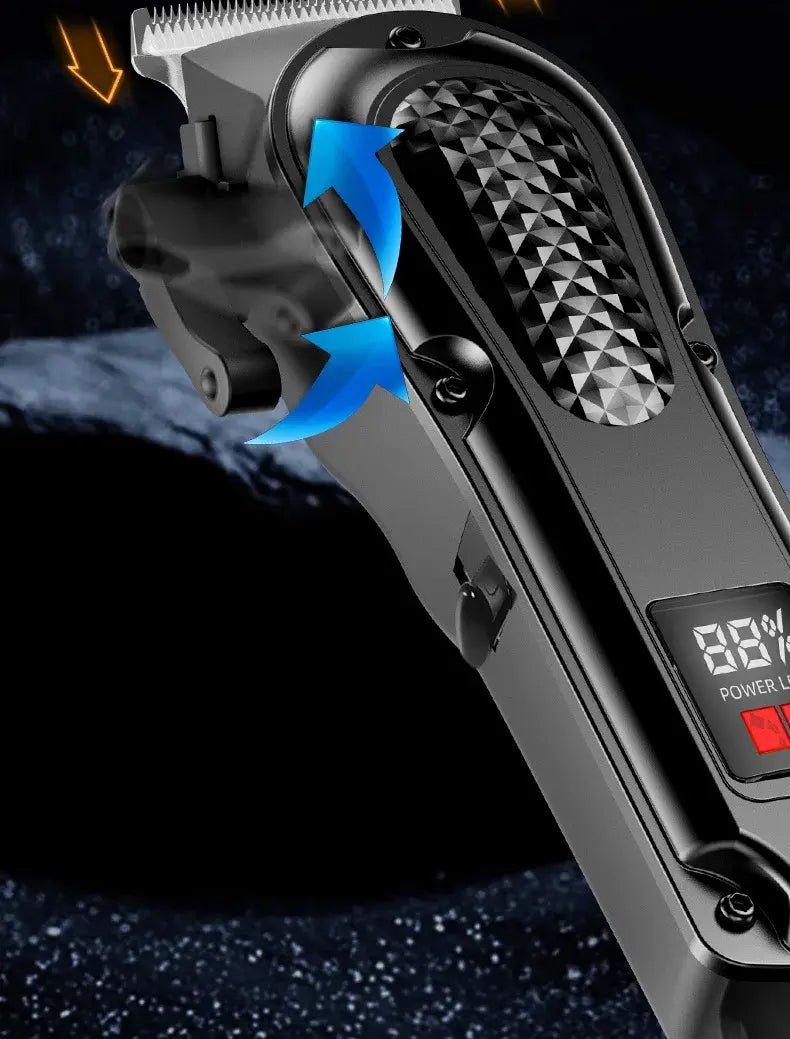 Electric Hair Clipper Bald Head Grooming Tool Self-Shaving Reasoning Barber Machine for Professional And Home Use.