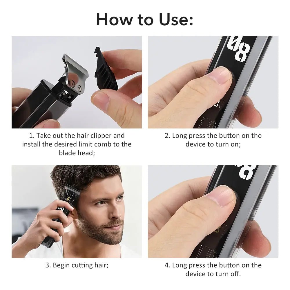 Electric Hair Clipper Barber Mower Cutting Machine Trimmer for Man Razor Men's Mower Haircut Men Affair Machine Beard Cutter.