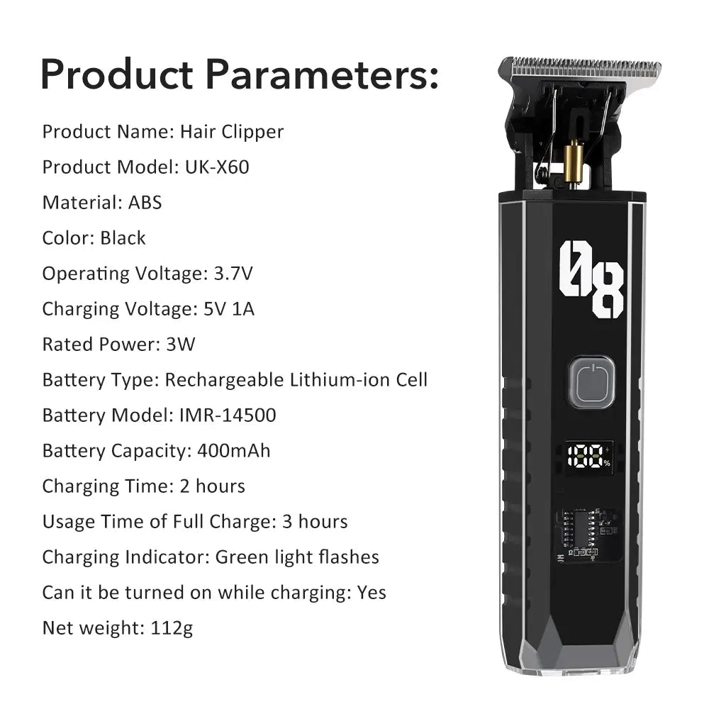 Electric Hair Clipper Barber Mower Cutting Machine Trimmer for Man Razor Men's Mower Haircut Men Affair Machine Beard Cutter.