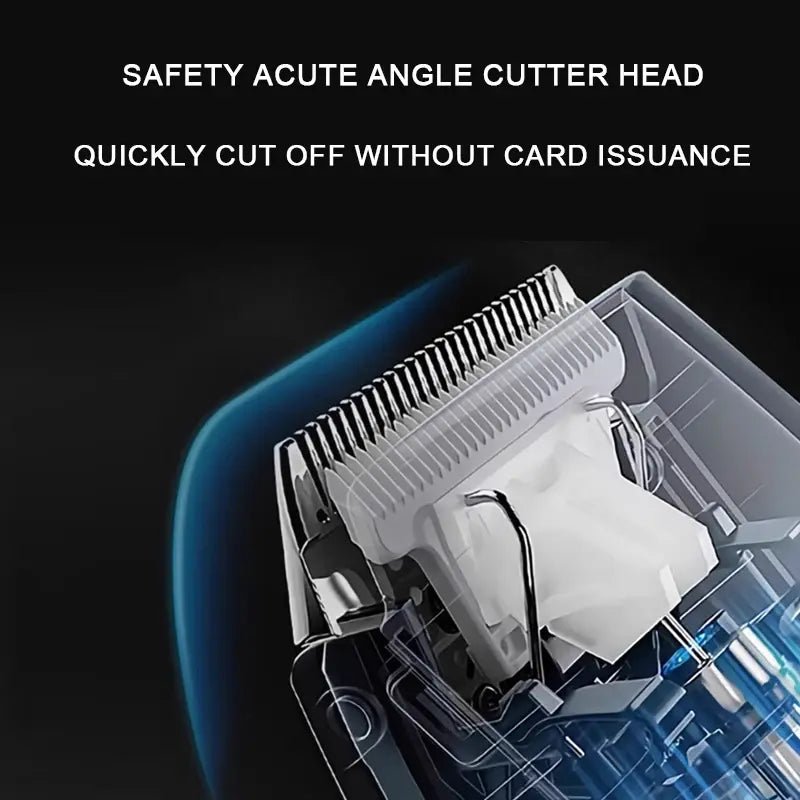 Electric Hair Clipper Professional Trimmer Household Waterproof LED Display Men Hair Trimmer USB Charging Haircut Tools Set.