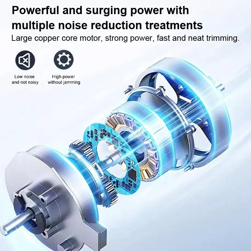Electric Hair Clipper Professional Trimmer Household Waterproof LED Display Men Hair Trimmer USB Charging Haircut Tools Set.
