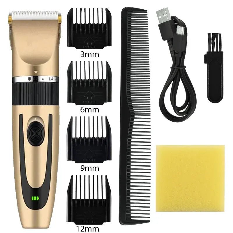 Electric Hair Trimmer Shaver Home Trimmers For Men Hair Clipper Professional Rechargeable Shavers Barber Hair Cutting Machine.