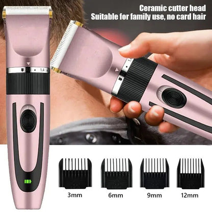 Electric Hair Trimmer Shaver Home Trimmers For Men Hair Clipper Professional Rechargeable Shavers Barber Hair Cutting Machine.