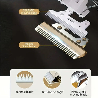 Electric Hair Trimmer Shaver Home Trimmers for Men Hair Clipper Professional Rechargeable Shavers Barber hair Cutting Machine.