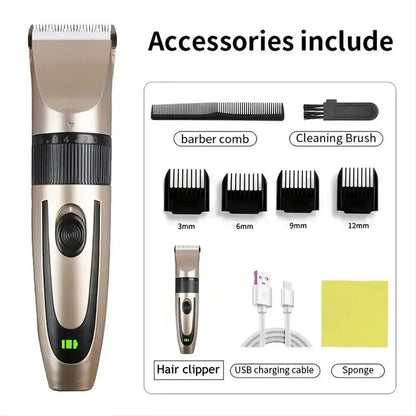 Electric Hair Trimmer Shaver Home Trimmers For Men Hair Clipper Professional Rechargeable Shavers Barber Hair Cutting Machine.
