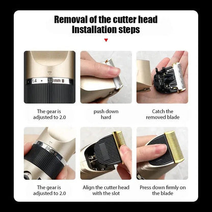 Electric Hair Trimmer Shaver Home Trimmers For Men Hair Clipper Professional Rechargeable Shavers Barber Hair Cutting Machine.