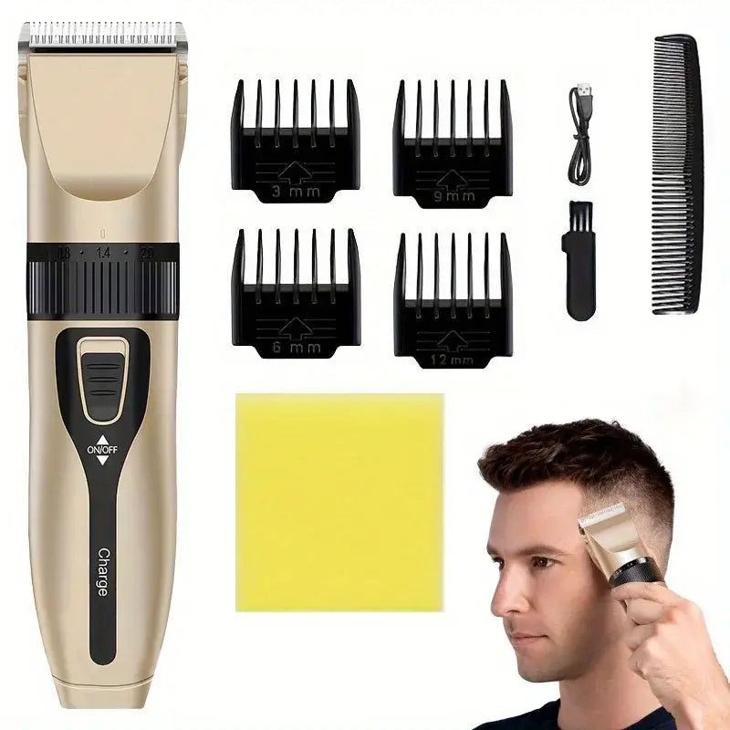 Electric Hair Trimmer Shaver Home Trimmers for Men Hair Clipper Professional Rechargeable Shavers Barber hair Cutting Machine.