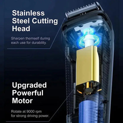 Electric Hair Trimmer Shaver Home Trimmers For Men Hair Clipper Professional Rechargeable Shavers Barber Hair Cutting Machine.