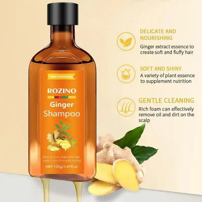 English Ginger Shampoo Anti-itching Refreshing Oil Control Anti-dandruff And Hair Fixation.