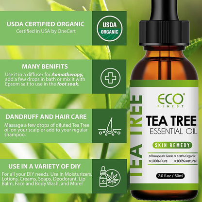 Essential Tea Tree Oil Massage Essential Oil Acne Fade.