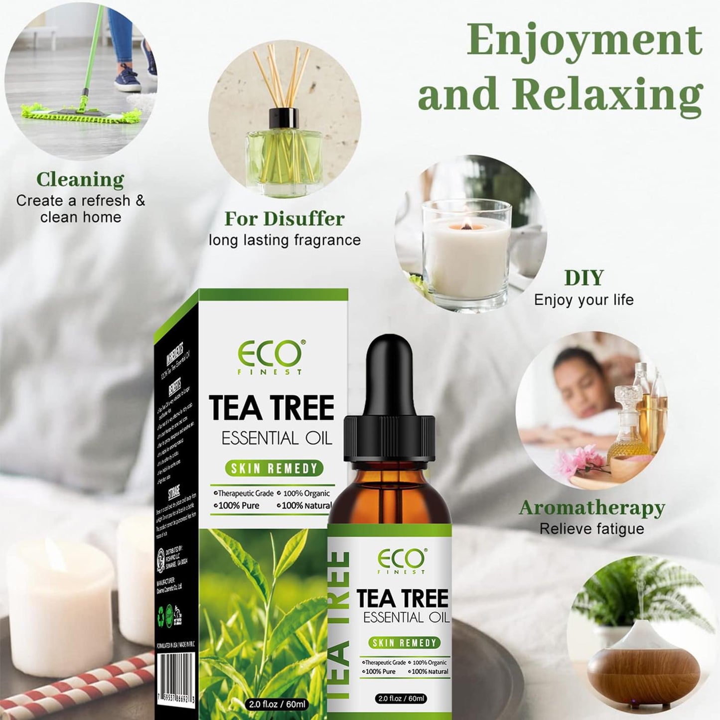 Essential Tea Tree Oil Massage Essential Oil Acne Fade.