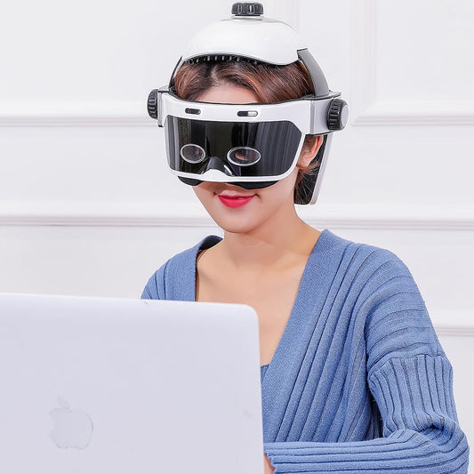 Eye Massager Electric Eye Protector Constant Temperature Hot Eye Massager Smart Head Massager.