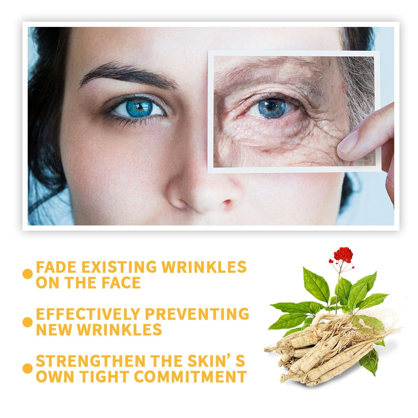 Eye Skin Facial Moisturizing Ginseng Moisturizing Liquid.