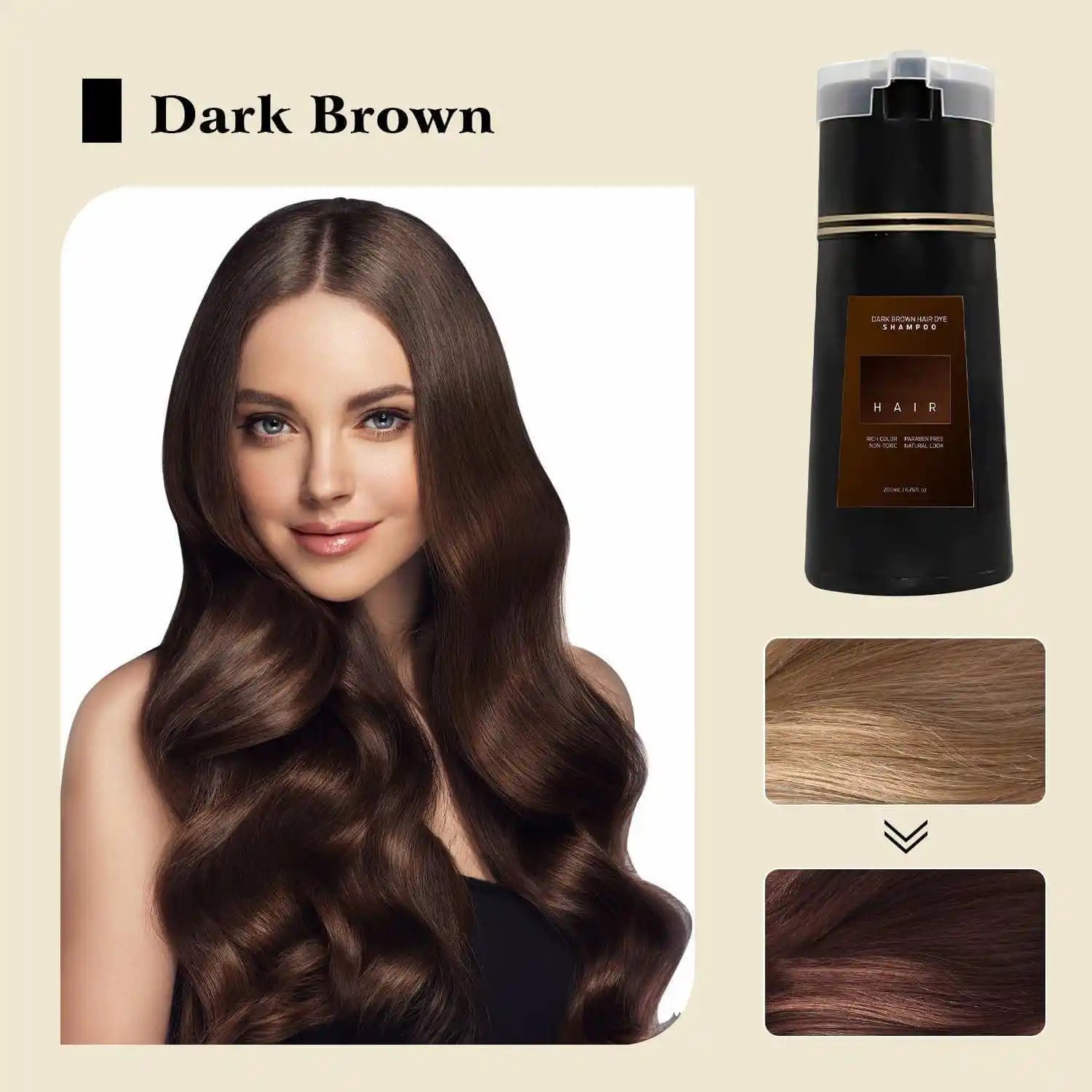 Fast Color Control Oil Hair Care Color Shampoo Fluffy.