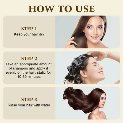 Fast Color Control Oil Hair Care Color Shampoo Fluffy.