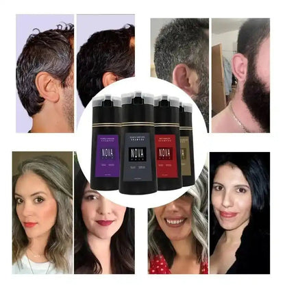 Fast Coloring Shampoo Instant Dye For Hair.