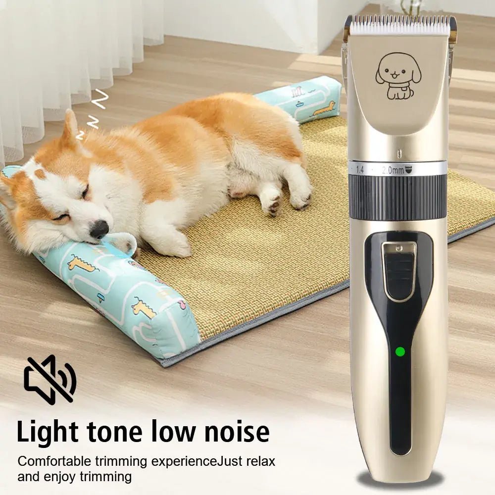 For Rabbit Dog Cat Puppy Grooming Clipper Cutter Haircut Trimmer Shaver Set Pet Hair Clipper Electric Scissors Pet Supplies.