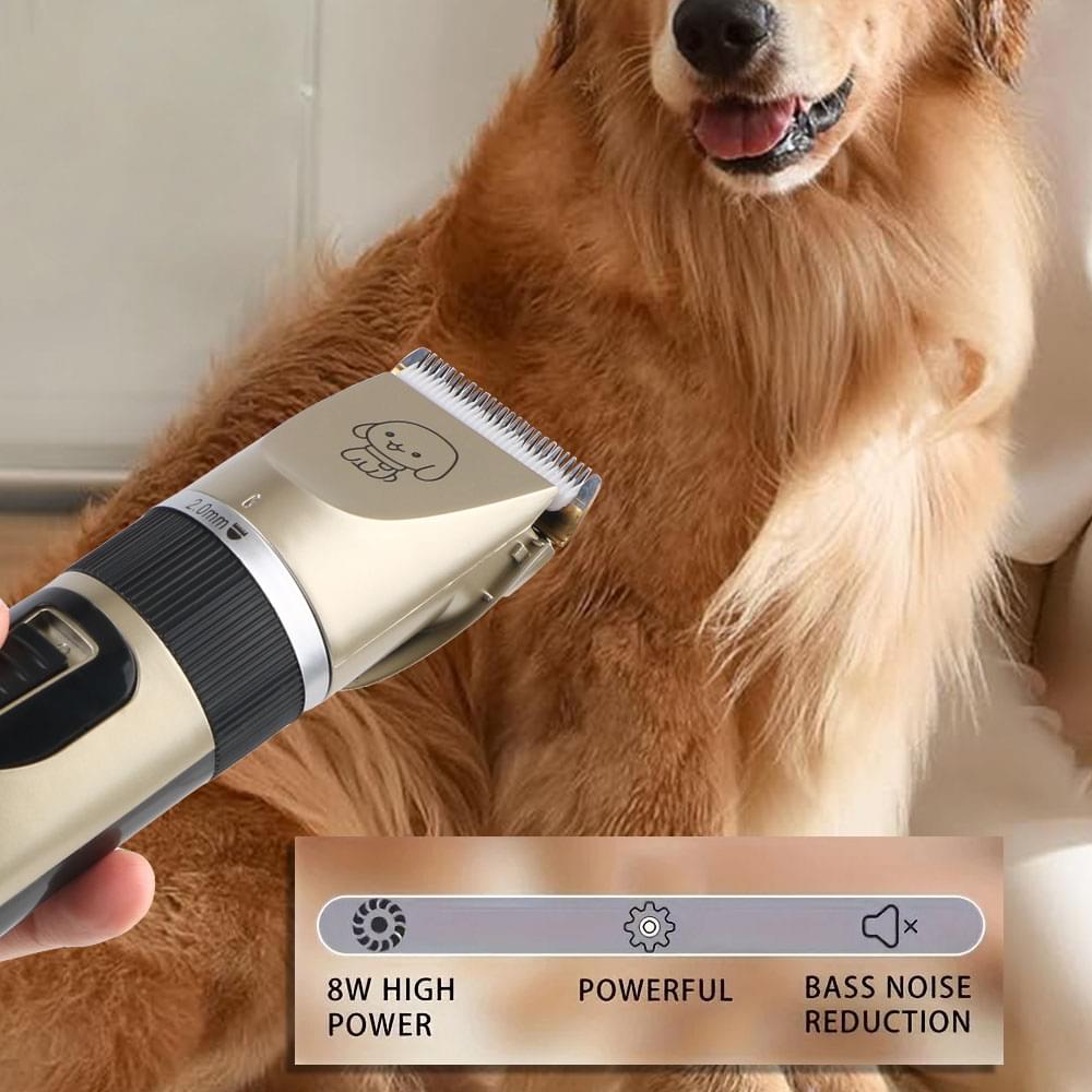 For Rabbit Dog Cat Puppy Grooming Clipper Cutter Haircut Trimmer Shaver Set Pet Hair Clipper Electric Scissors Pet Supplies.