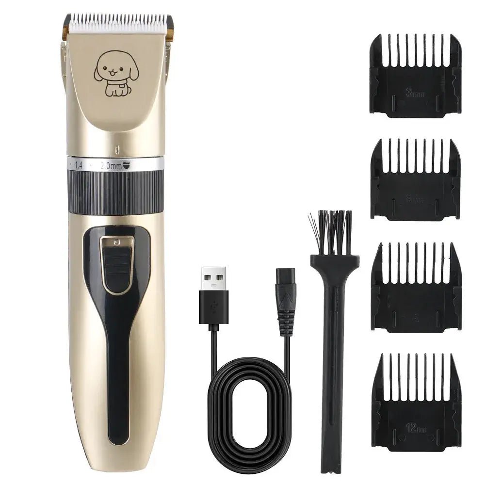 For Rabbit Dog Cat Puppy Grooming Clipper Cutter Haircut Trimmer Shaver Set Pet Hair Clipper Electric Scissors Pet Supplies.
