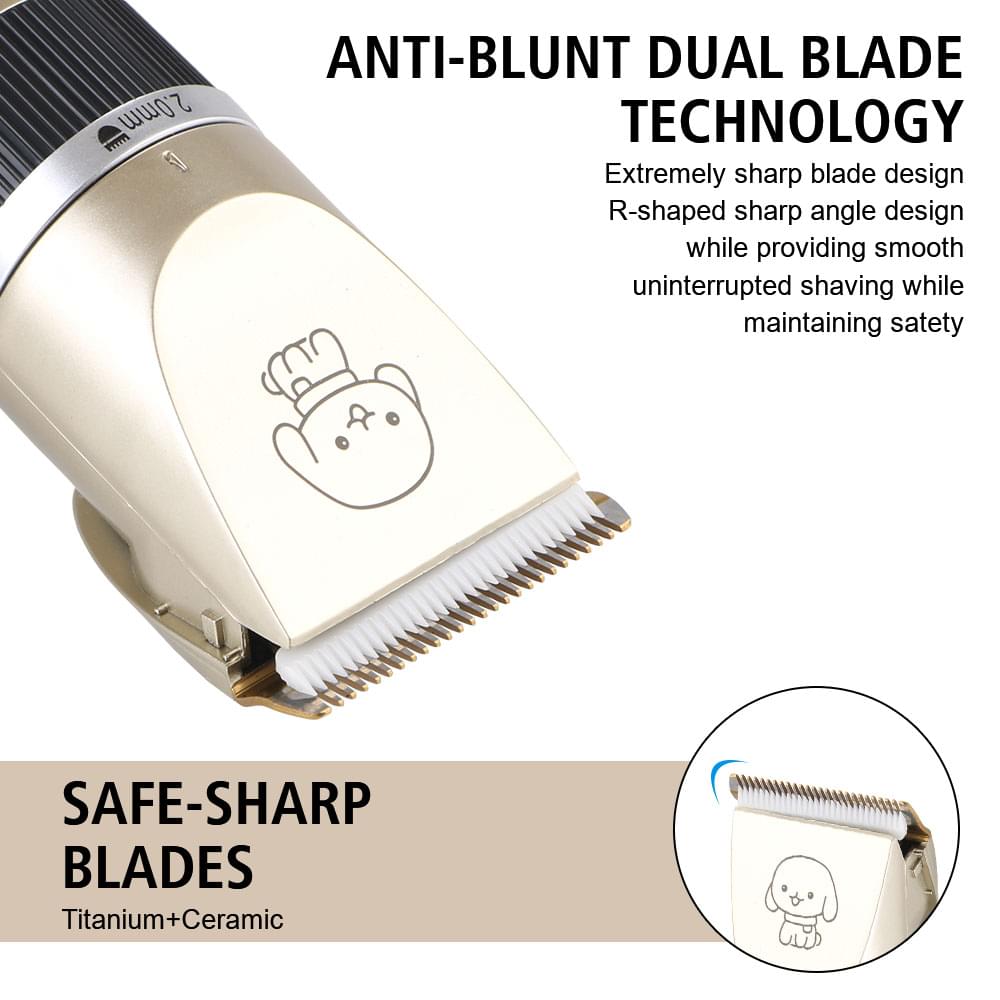 For Rabbit Dog Cat Puppy Grooming Clipper Cutter Haircut Trimmer Shaver Set Pet Hair Clipper Electric Scissors Pet Supplies.