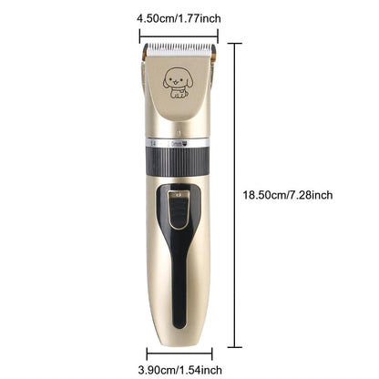 For Rabbit Dog Cat Puppy Grooming Clipper Cutter Haircut Trimmer Shaver Set Pet Hair Clipper Electric Scissors Pet Supplies.