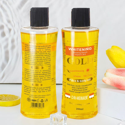 Gold Oil Body Skin Care Natural Plant Soft Oil.