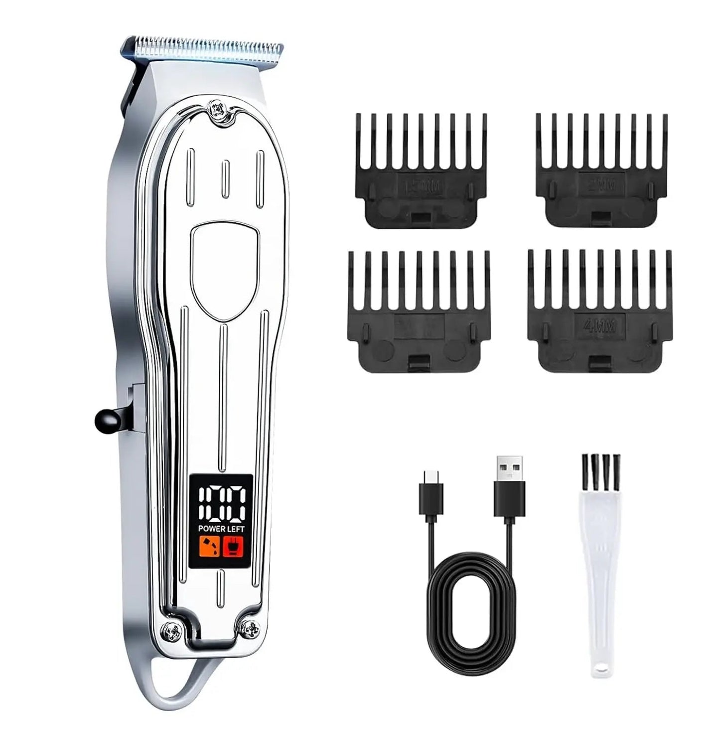 Hair Clipper Beard Trimmer for Men, Professional Electric Hair Clippers Set Cordless Hair Trimmer for Family,Gifts for Men - Lux Mart London