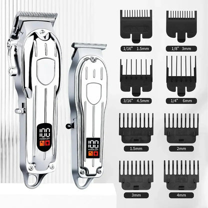 Hair Clipper Beard Trimmer for Men, Professional Electric Hair Clippers Set Cordless Hair Trimmer for Family,Gifts for Men.