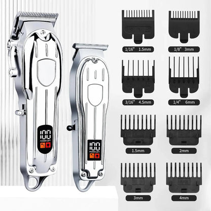 Hair Clipper Beard Trimmer for Men, Professional Electric Hair Clippers Set Cordless Hair Trimmer for Family,Gifts for Men.
