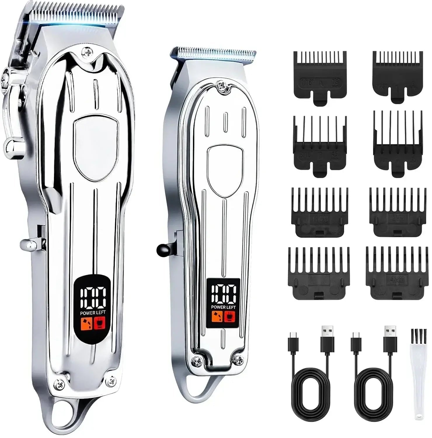Hair Clipper Beard Trimmer for Men, Professional Electric Hair Clippers Set Cordless Hair Trimmer for Family,Gifts for Men.
