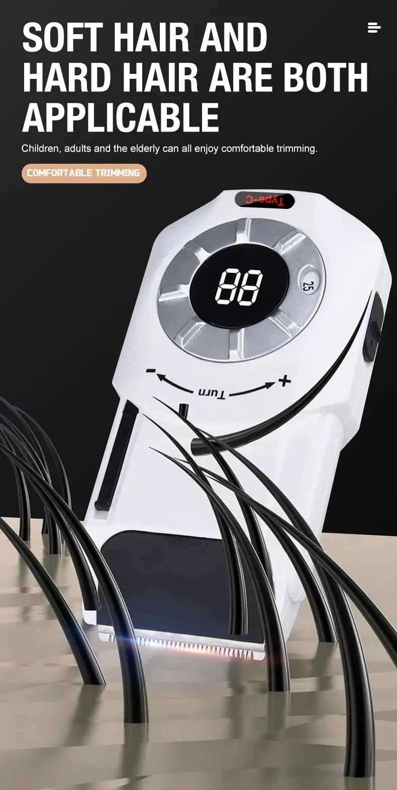 Hair clipper, electric push clipper, household, children's, adult style, electric push, electric shaver, hair salon, hair cuttin.