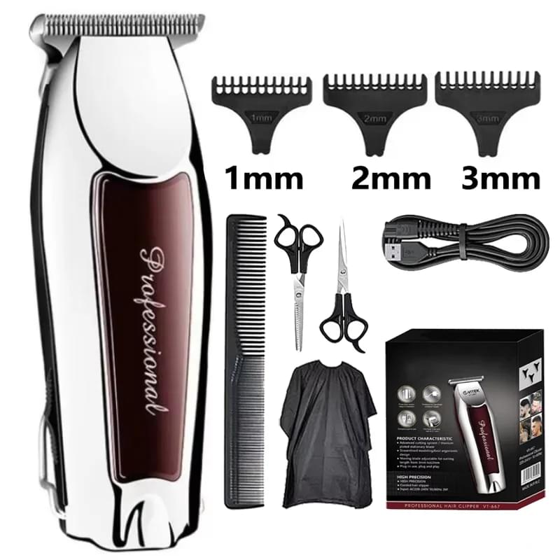 Hair Clipper Hair Trimmer Hair Clipper Professional Barber Trimmer Electric Shaver Hair Cutting Machine Rechargeable Trimmer Men.