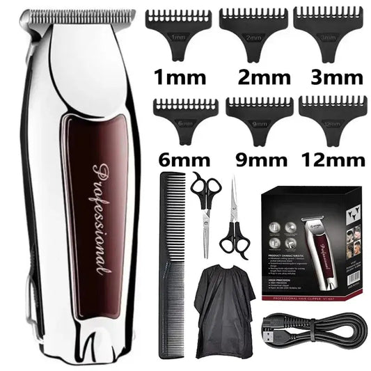 Hair Clipper Hair Trimmer Hair Clipper Professional Barber Trimmer Electric Shaver Hair Cutting Machine Rechargeable Trimmer Men.