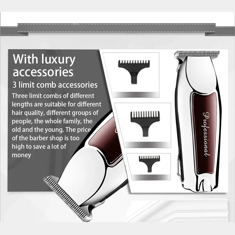 Hair Clipper Hair Trimmer Hair Clipper Professional Barber Trimmer Electric Shaver Hair Cutting Machine Rechargeable Trimmer Men.