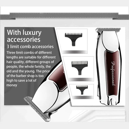 Hair Clipper Hair Trimmer Hair Clipper Professional Barber Trimmer Electric Shaver Hair Cutting Machine Rechargeable Trimmer Men.