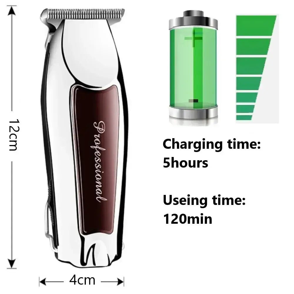 Hair Clipper Hair Trimmer Hair Clipper Professional Barber Trimmer Electric Shaver Hair Cutting Machine Rechargeable Trimmer Men.
