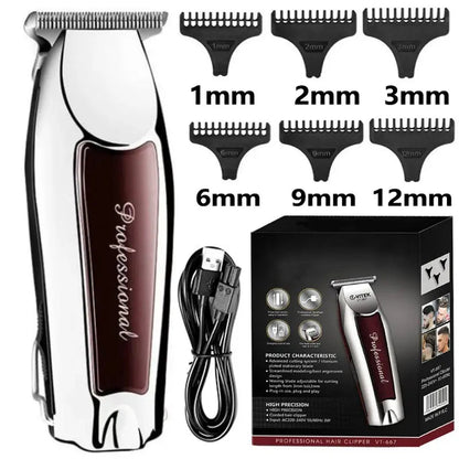 Hair Clipper Hair Trimmer Hair Clipper Professional Barber Trimmer Electric Shaver Hair Cutting Machine Rechargeable Trimmer Men.
