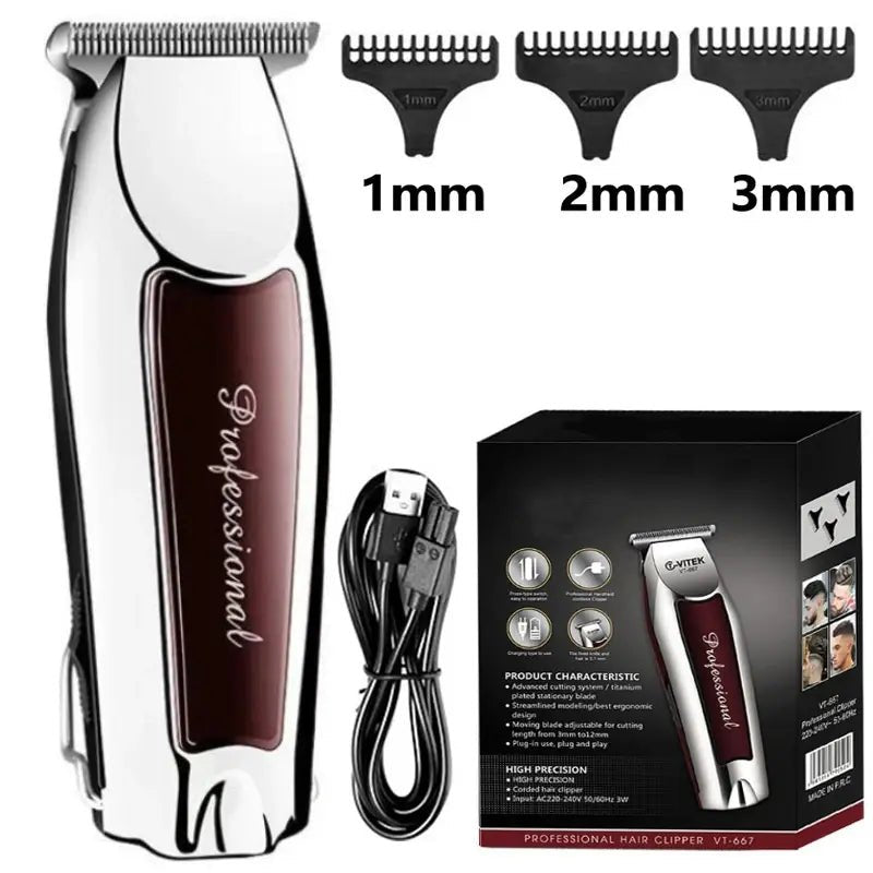 Hair Clipper Hair Trimmer Hair Clipper Professional Barber Trimmer Electric Shaver Hair Cutting Machine Rechargeable Trimmer Men.