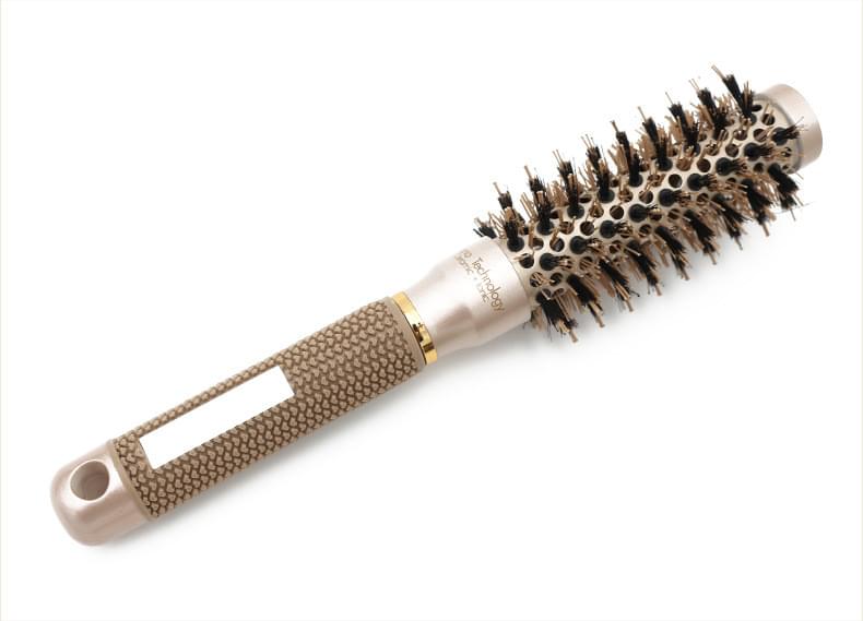 Hair Comb Brush Nano Hairbrush Ceramic Ion Round Barrel Comb Hairdressing Hair Salon Styling Tool.