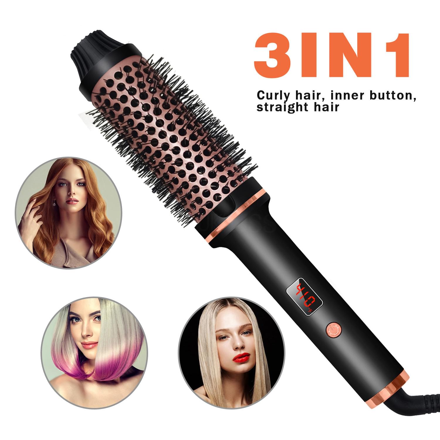 Hair Curler Straight Comb Multifunctional Household Portable.