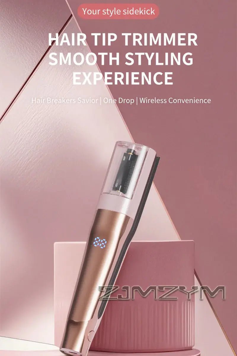 Hair Ends Trimmer Split Remover Dry Damaged Brittle Professional Automatic Trim Split for Women Cordless Hair Cutting Machine.