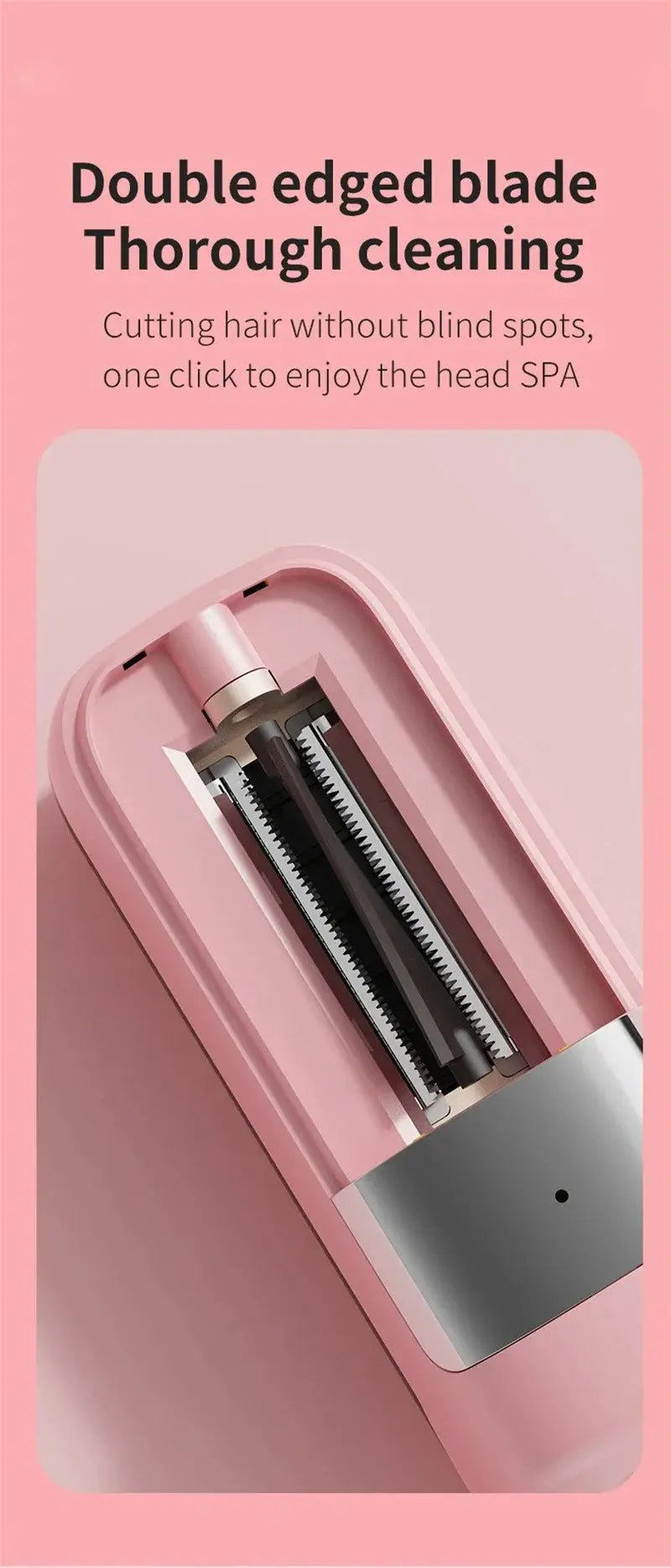 Hair ends Trimmer Split Remover Dry Damaged Brittle Professional Automatic Trim Split for Women Cordless Hair cutting machine.