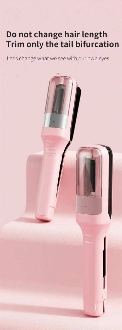 Hair ends Trimmer Split Remover Dry Damaged Brittle Professional Automatic Trim Split for Women Cordless Hair cutting machine.