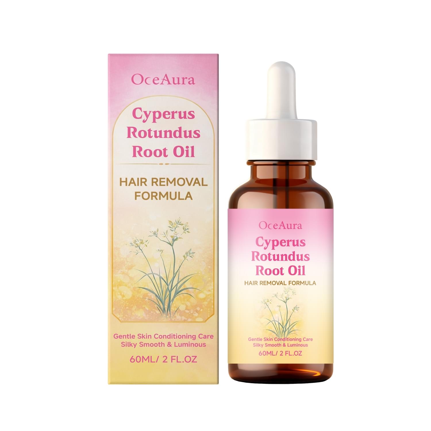Hair Removal Cyperus Rotundus Root Oil.