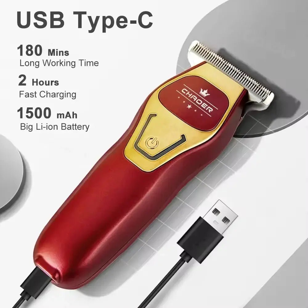 Hair Trimmer Mini Portable Electric Hair Clipper Rechargeable Small Hair Clipper Bald Head Hair Trimmer Barber Haircut Shaver.